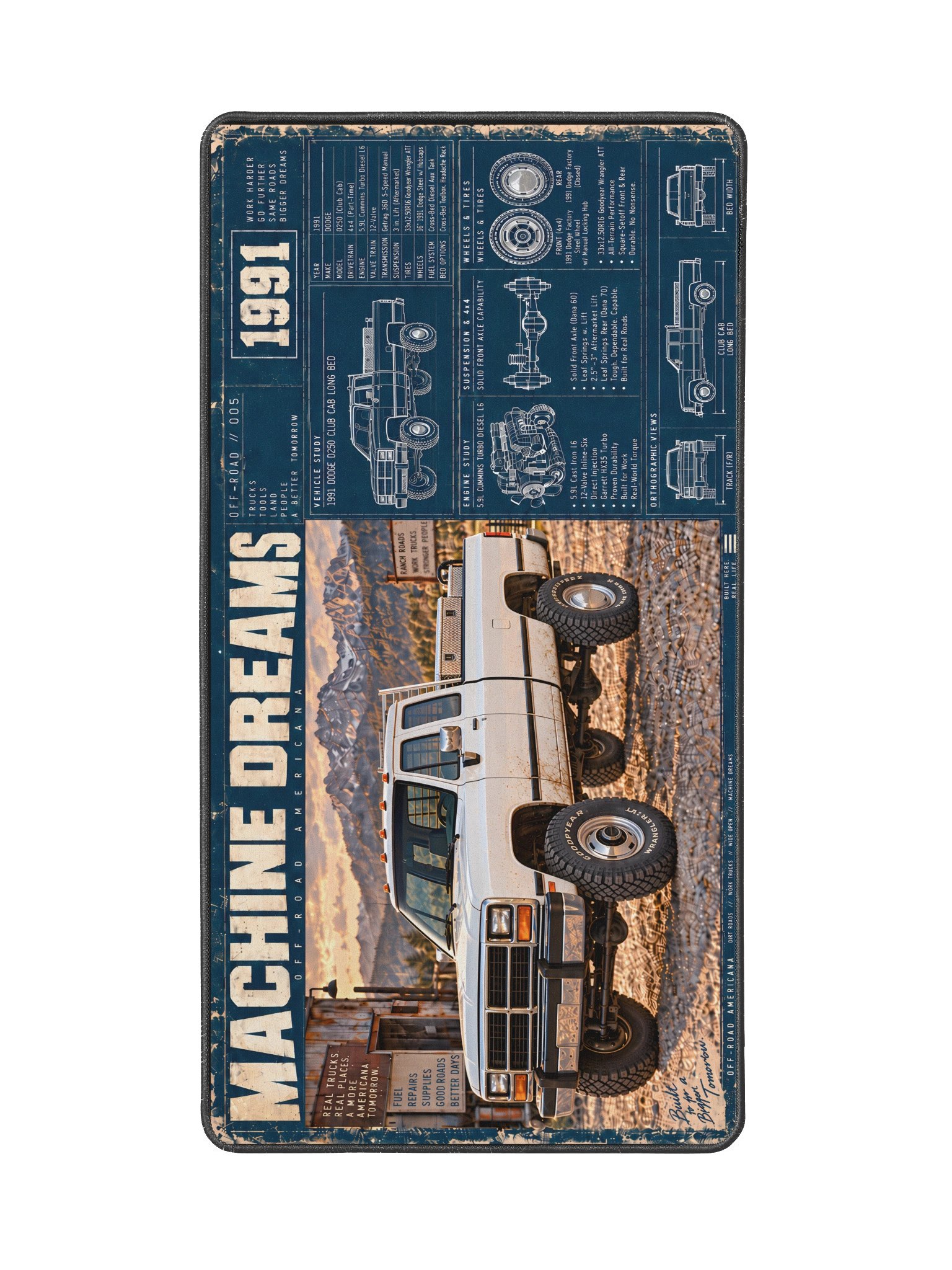Machine Dreams // Off-Road Americana — 1991 D250 product image (2)