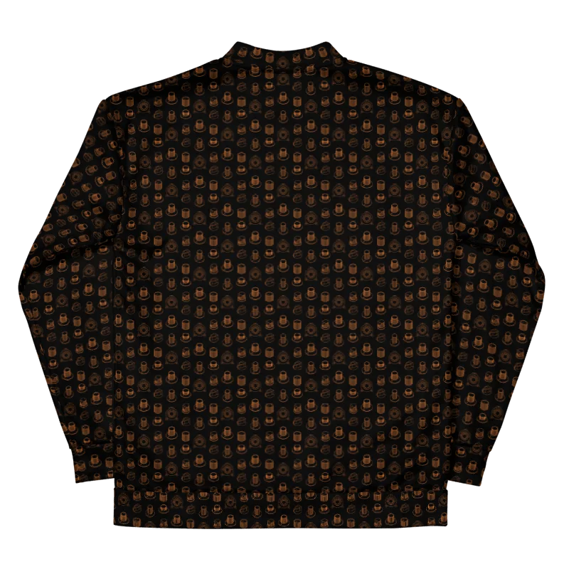 Seven Icons of Synthesis Bomber Jacket - (7 Synth Legends) AMBER product image (6)