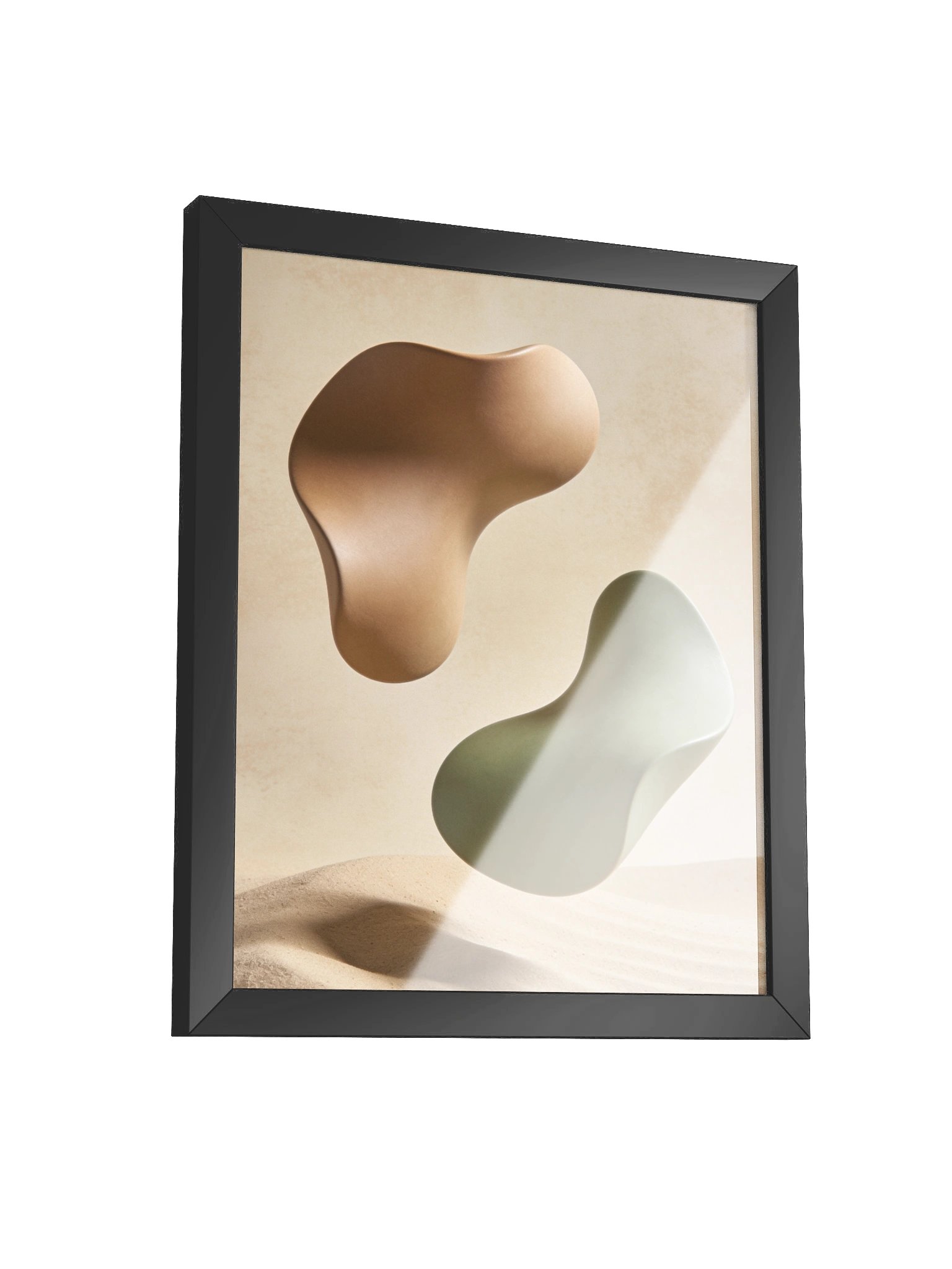 Desert Harmony: Abstract Earth Tones Wall Art- 28×36 cm product image (7)