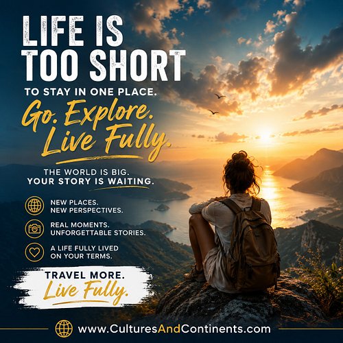I used to think adventure was just a dream, but every step I take reminds me that my story is unfolding. Don't wait - take yo...