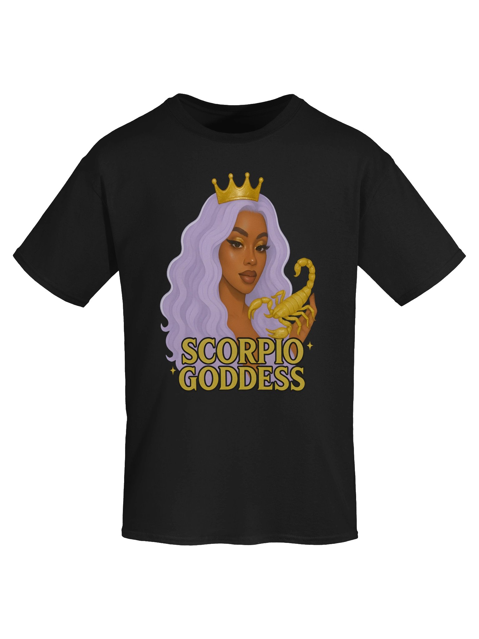 Scorpio Goddess Lavender Crown Tee product image (38)