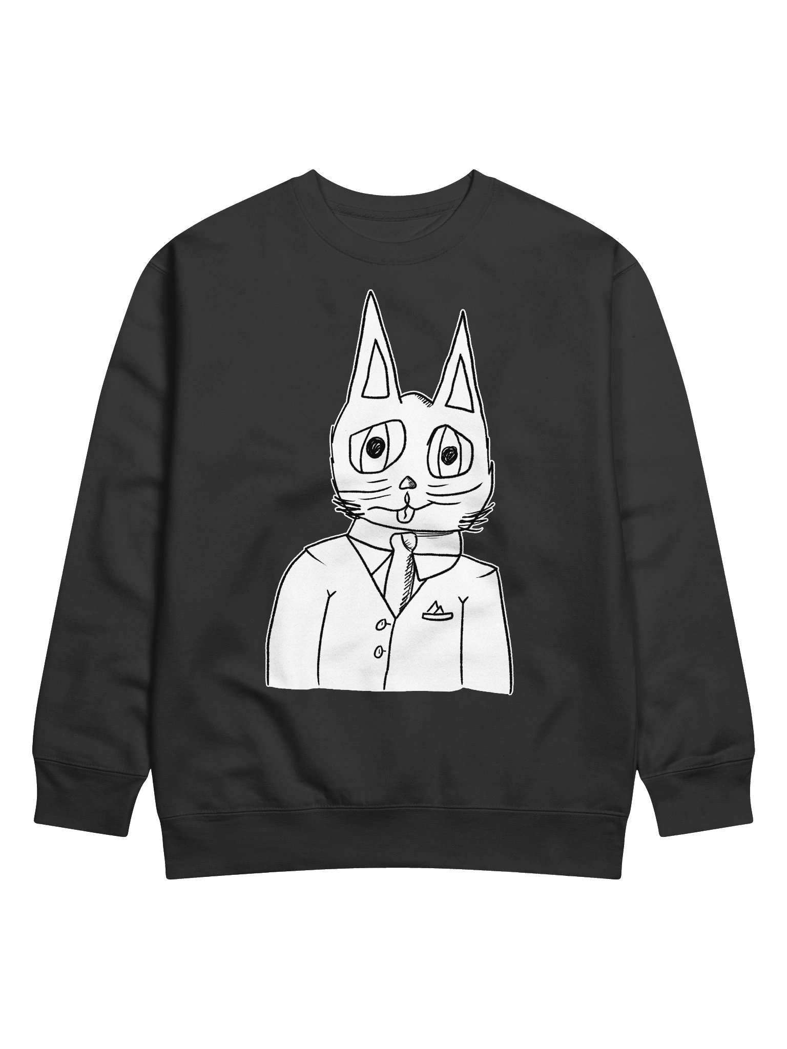 Business Cat Sweatshirt product image (1)