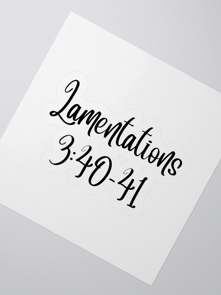 Lamentations 3:40-41 product image (5)