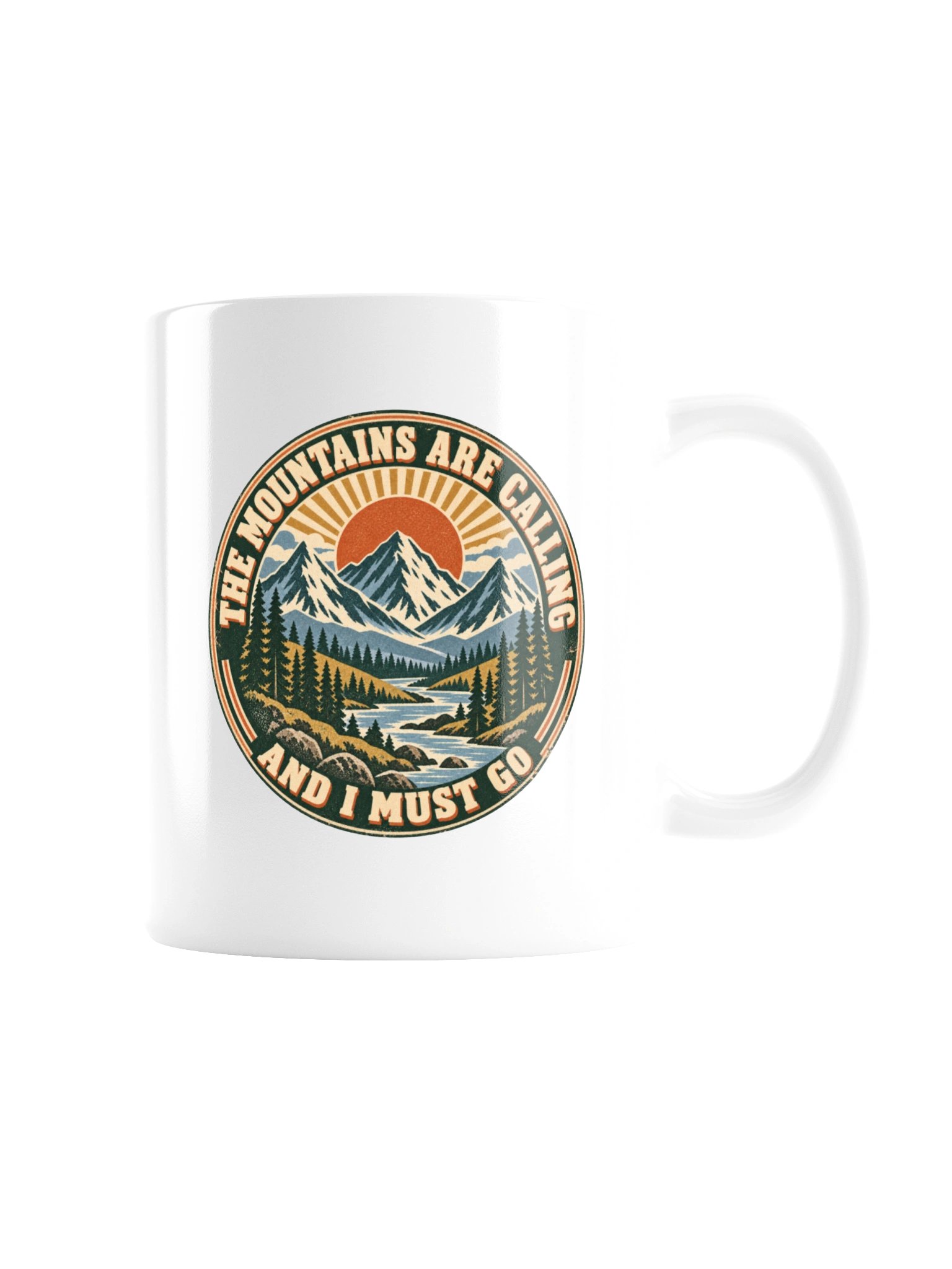 The Mountains Are Calling Ceramic Coffee Mug product image (4)