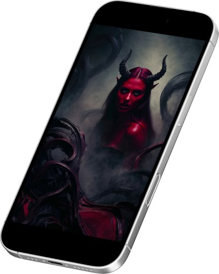 Demoness Phone Wallpaper product image (1)