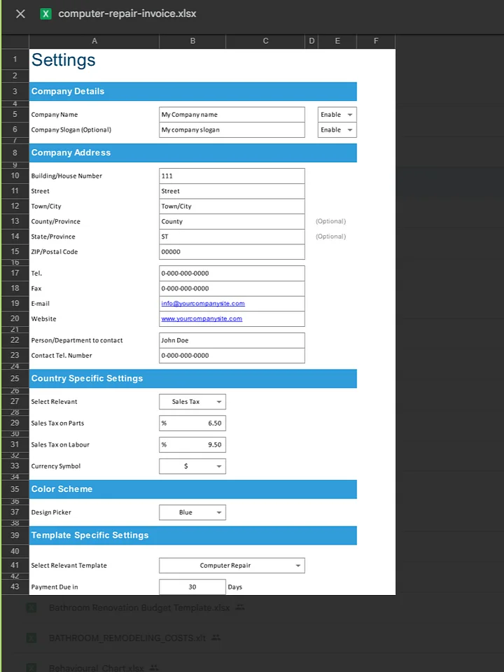 1000+ Excel Sheet Templates Bundle – Save Time. Stay Organized. Work Smarter. product image (2)