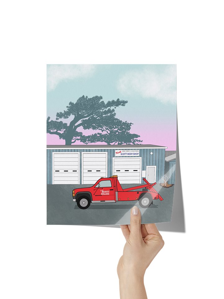 Keith Scott Body Shop - Poster/Metal Print product image (2)