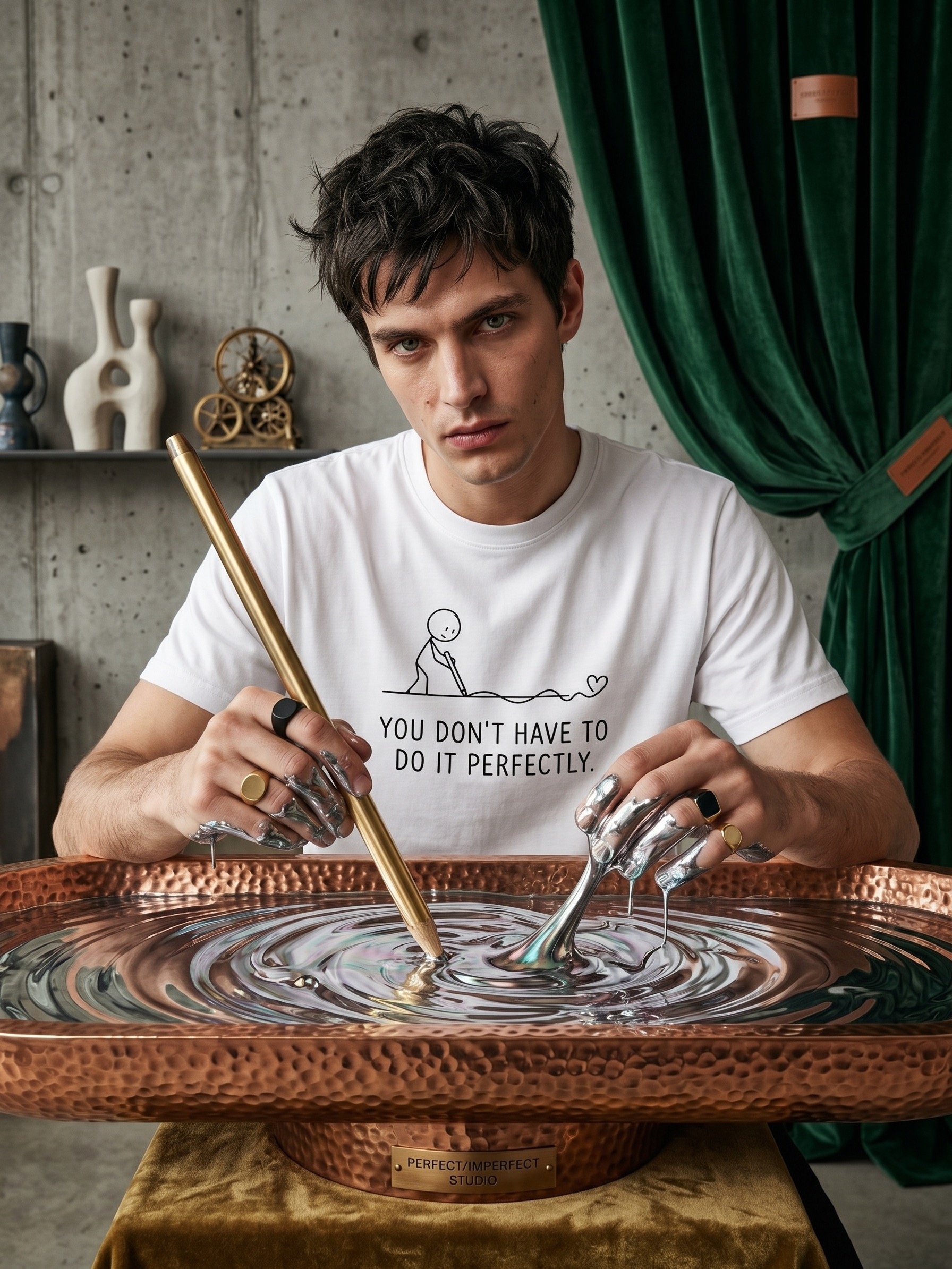 Perfectionism Anxiety Shirt – Self-Compassion Mental Health Tee product image (5)