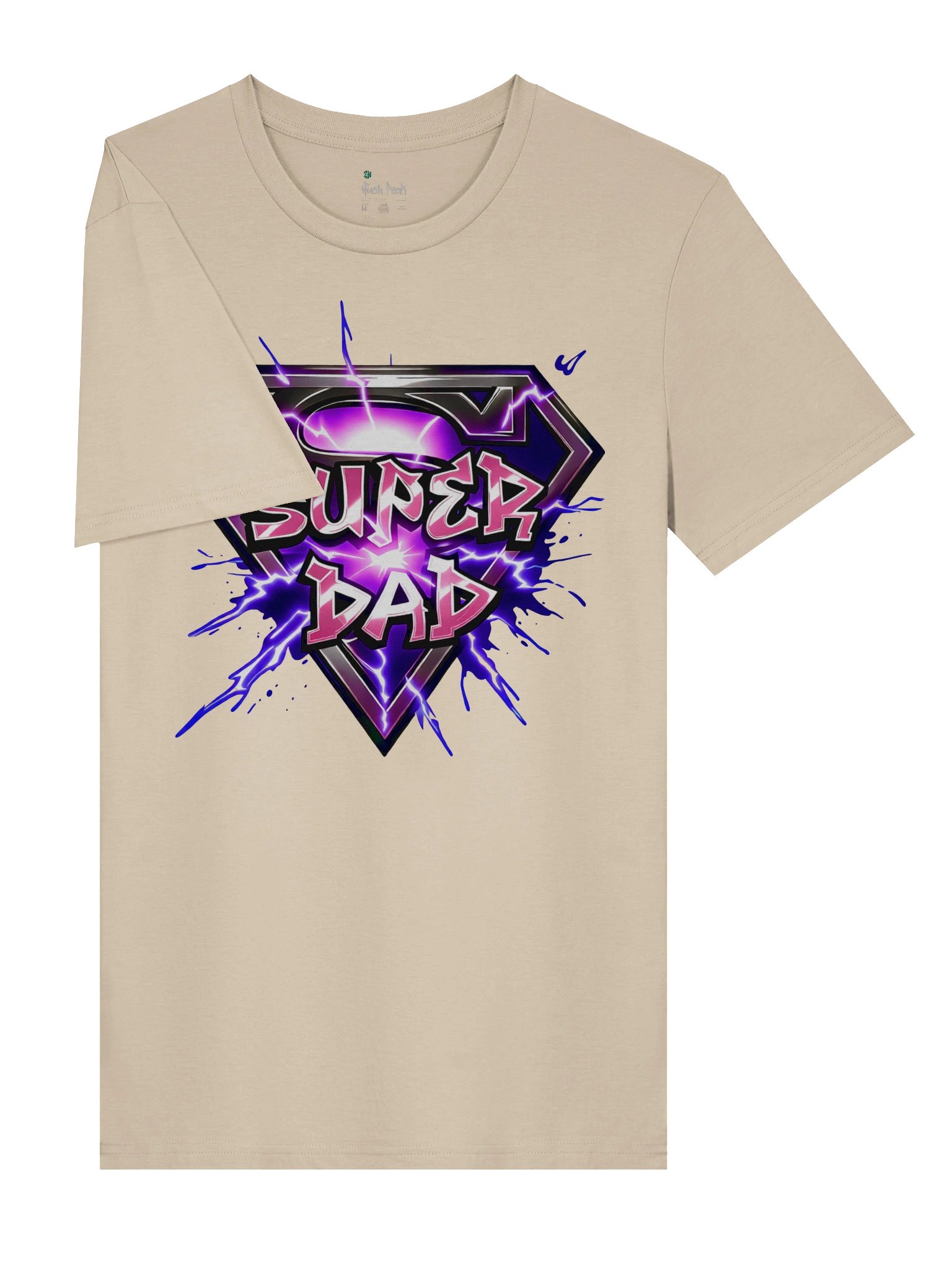 Super Girl Dad Lightning Shield Tee product image (3)