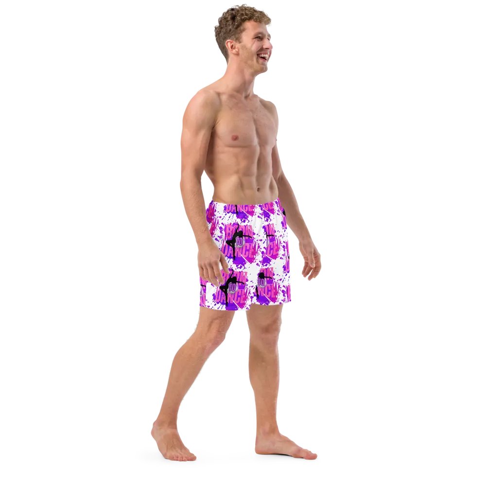 Born to Dance Her Silhouette All-Over Swim Trunks product image (12)