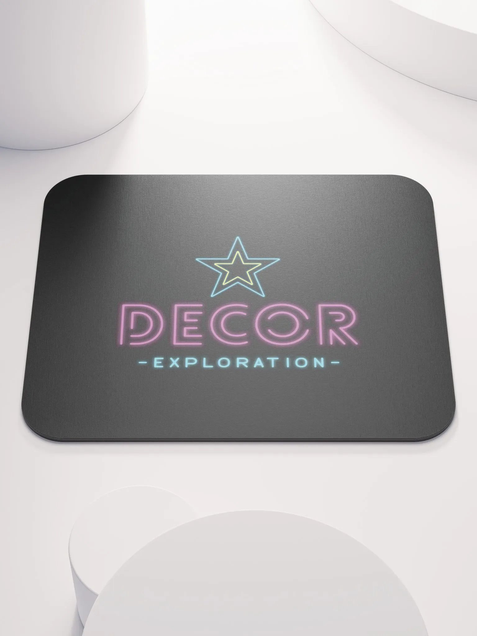 Decor Exploration Black Classic Mouse Pad product image (1)