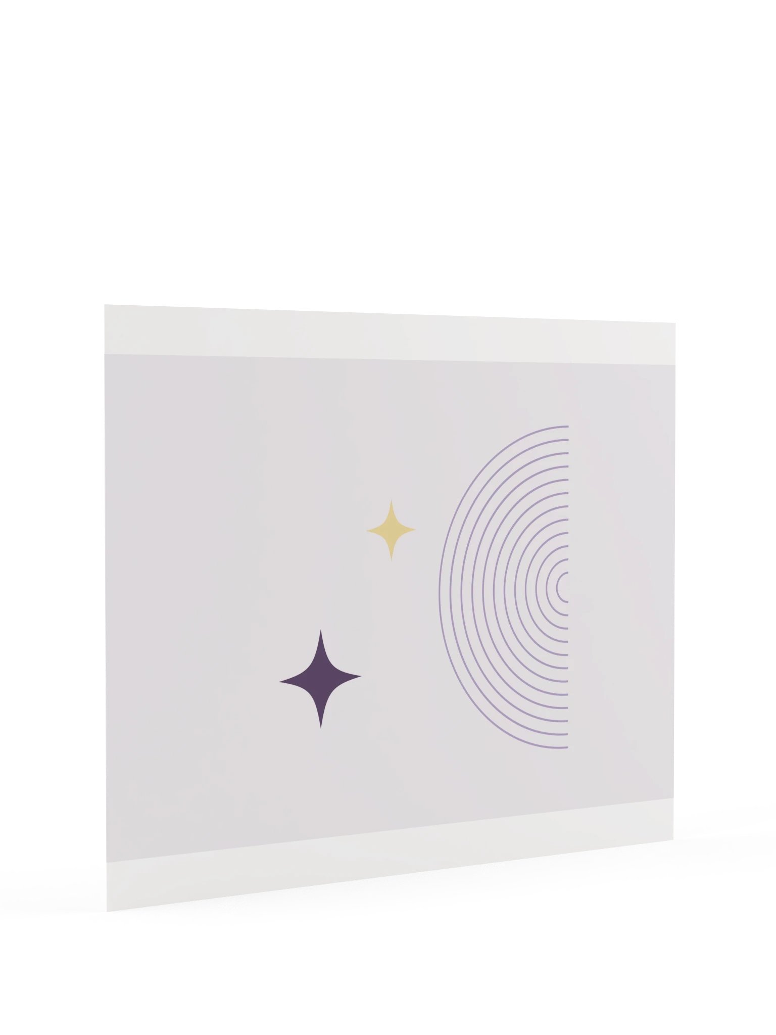 Purple Night Sky Star Print | Lavender Bathroom Wall Art product image (9)