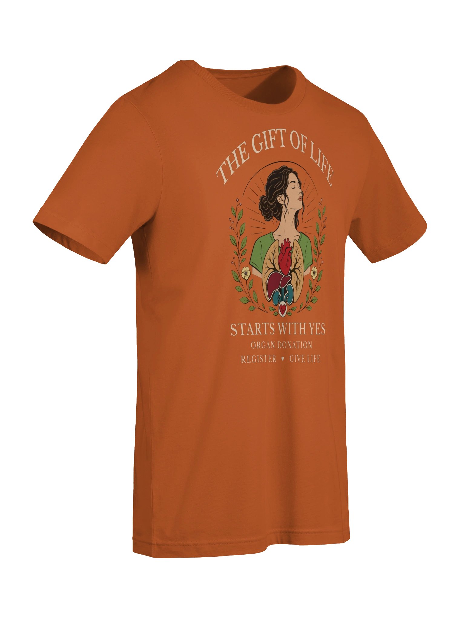 The Gift of Life Starts With Yes T-Shirt product image (7)