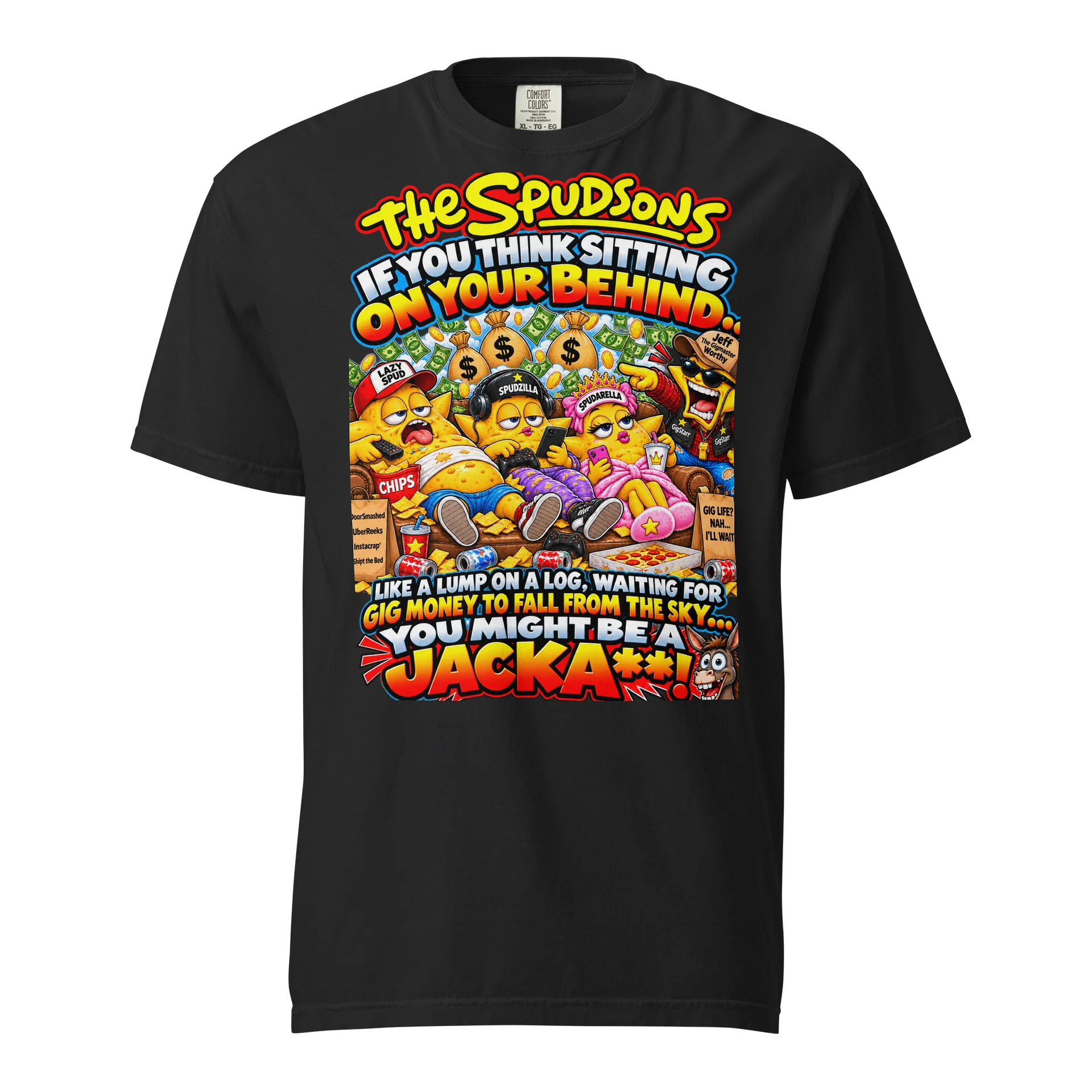 🥔 The Spudsons – Couch Potato Jacka$$es Tee product image (1)
