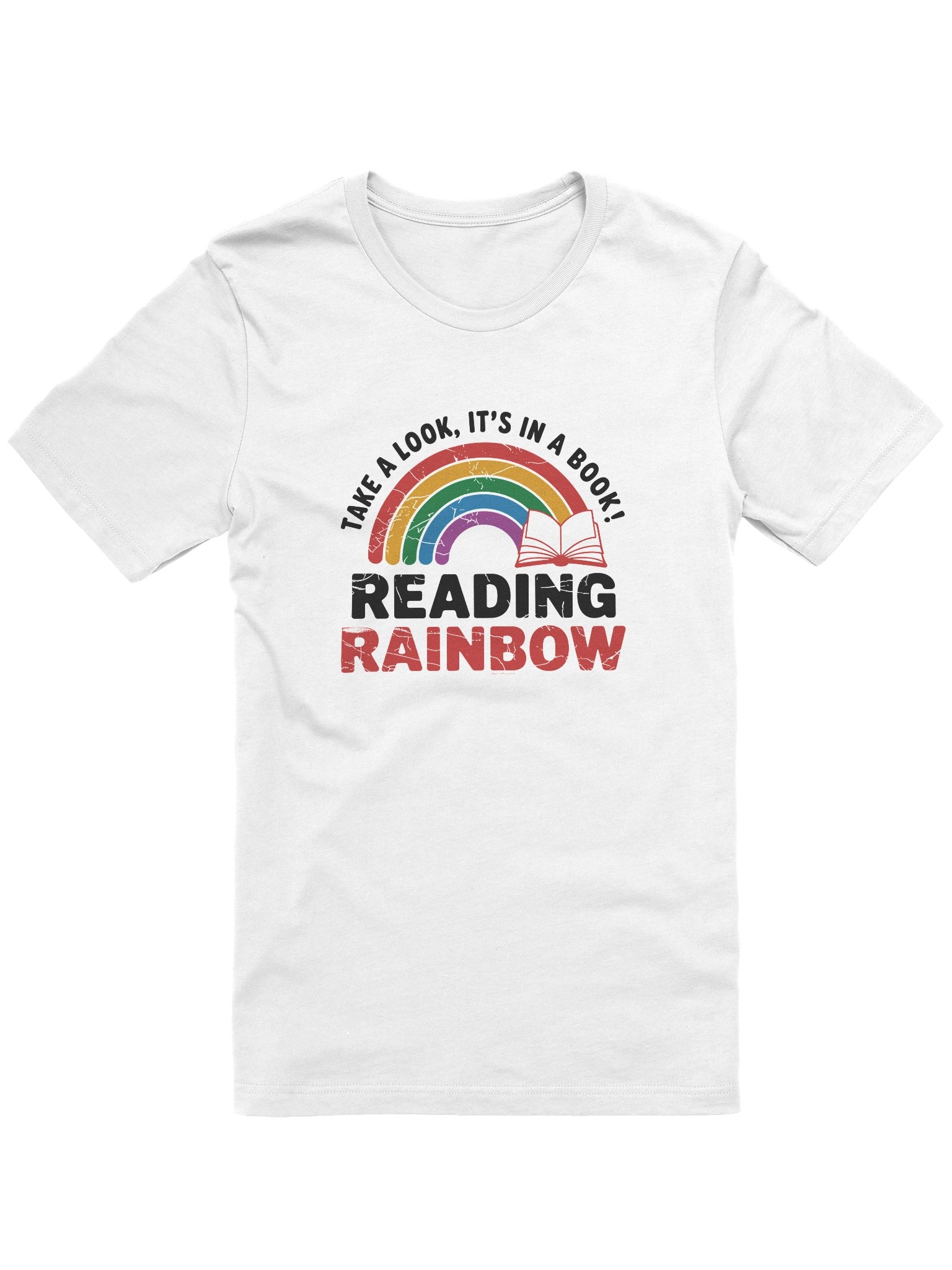 [BJ Designs] Reading Rainbow Unisex Graphic Tee product image (1)