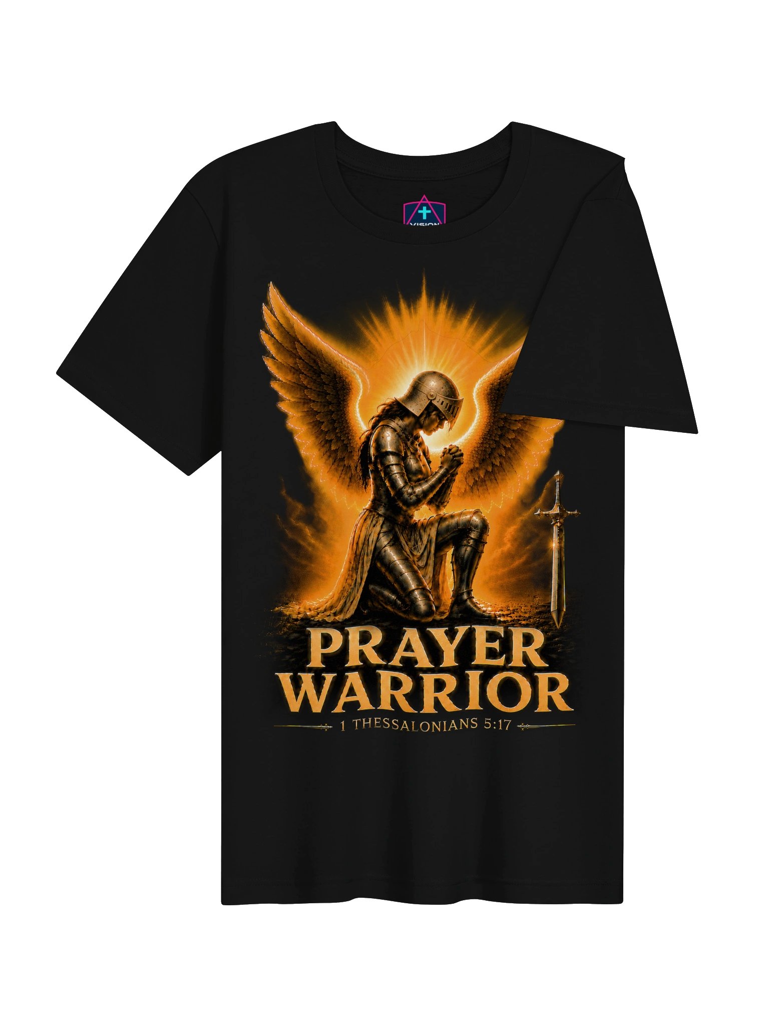 Prayer Warrior Woman - Christian Faith Tee product image (16)