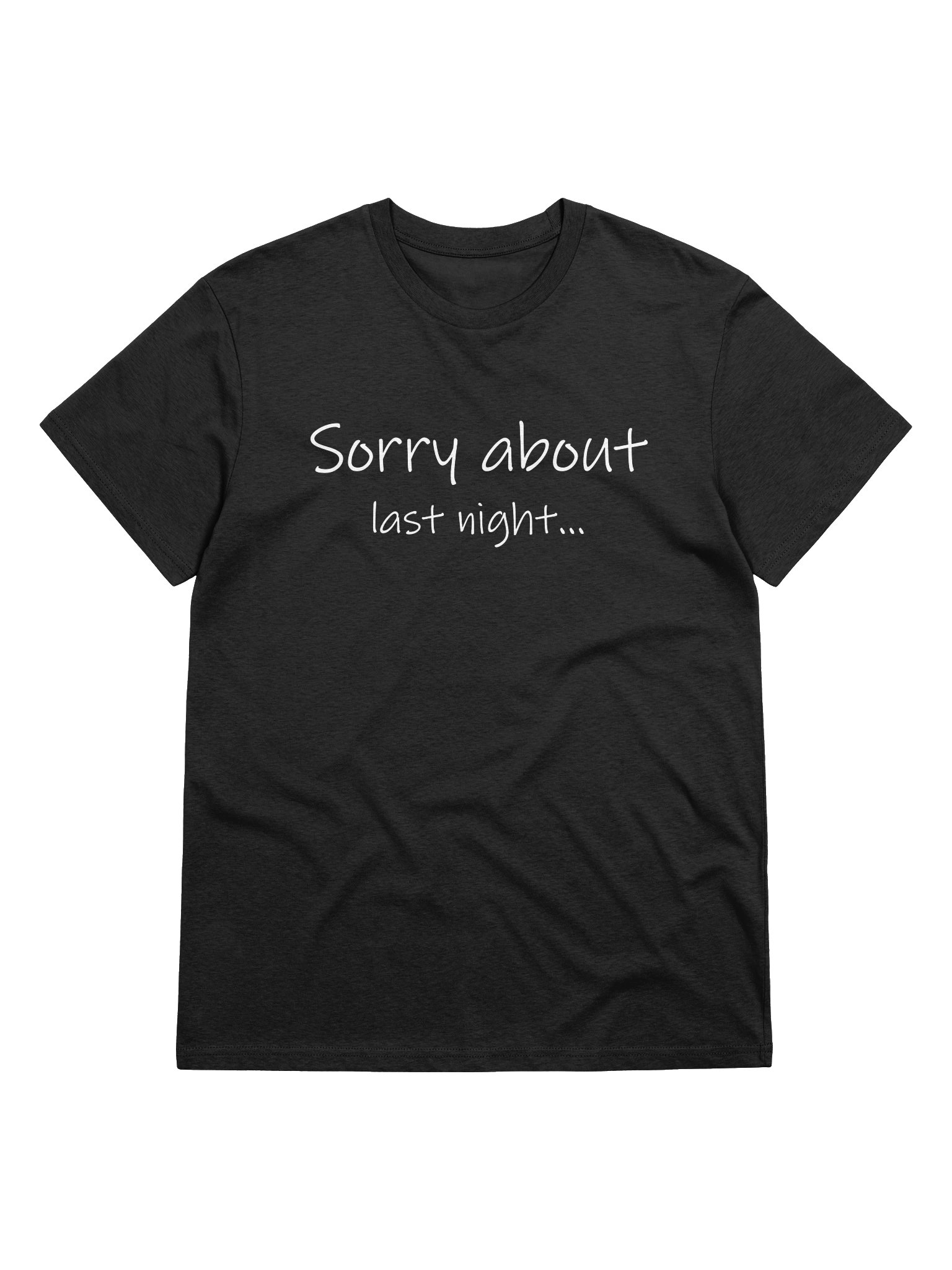 Sorry About Last Night Organic Cotton Tee product image (73)