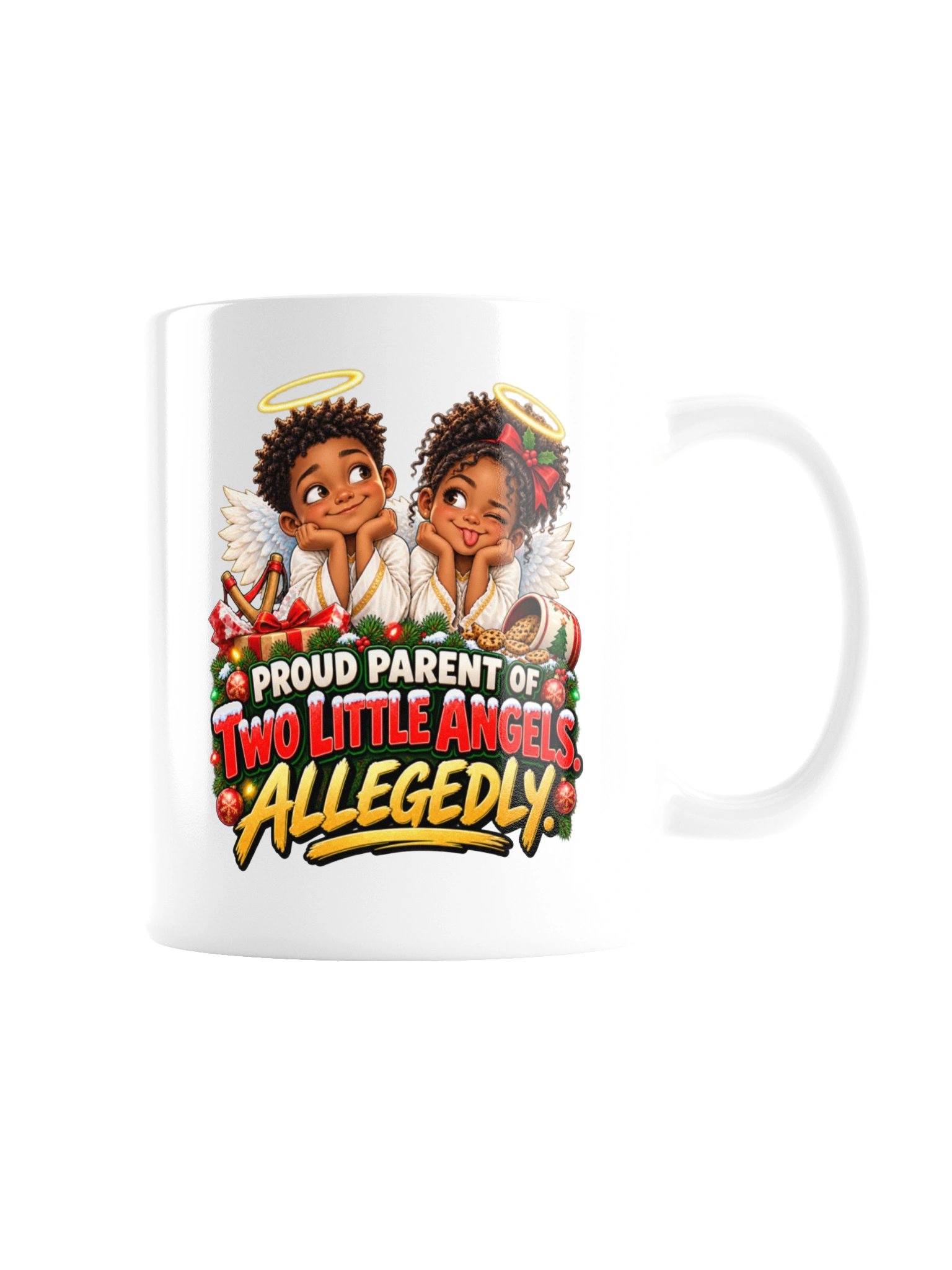 Proud Parent of Two Little Angels… Allegedly. Yeah Right! Mug product image (7)
