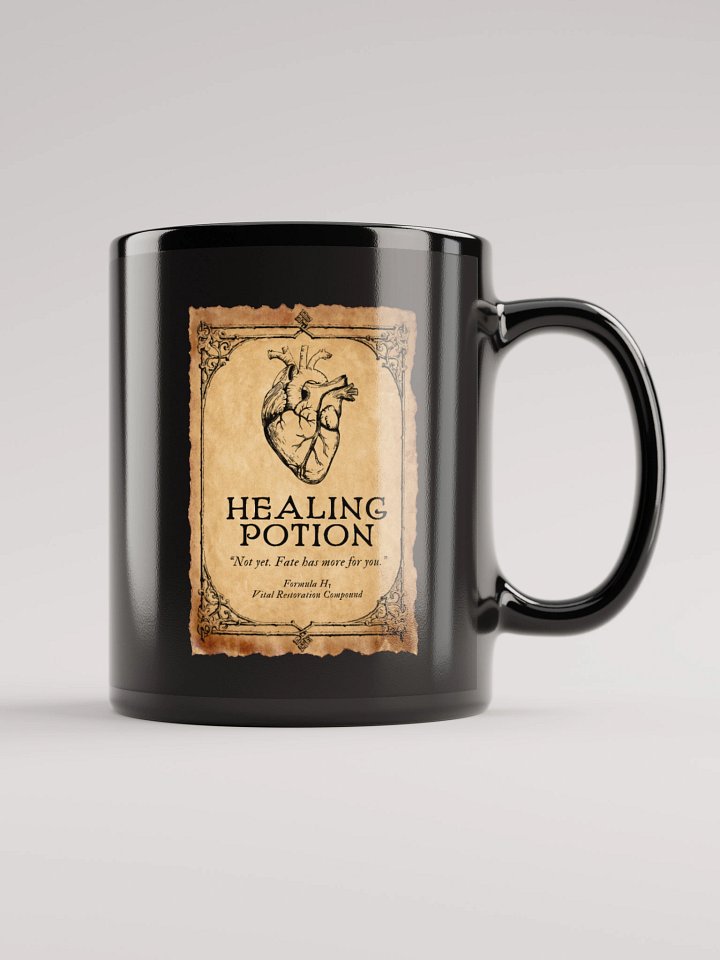 Dark Healing Potion Mug (Parchment Version) product image (1)