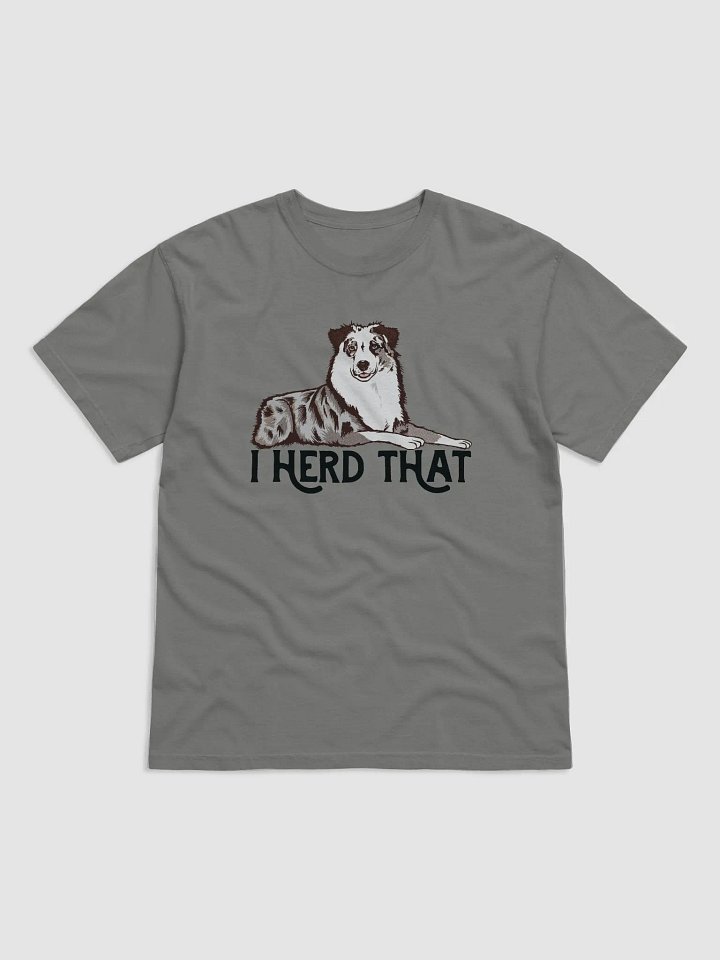 Custom - I Herd That | T-Shirt for Australian Shepherd (Red Merle) Dog Owners product image (1)