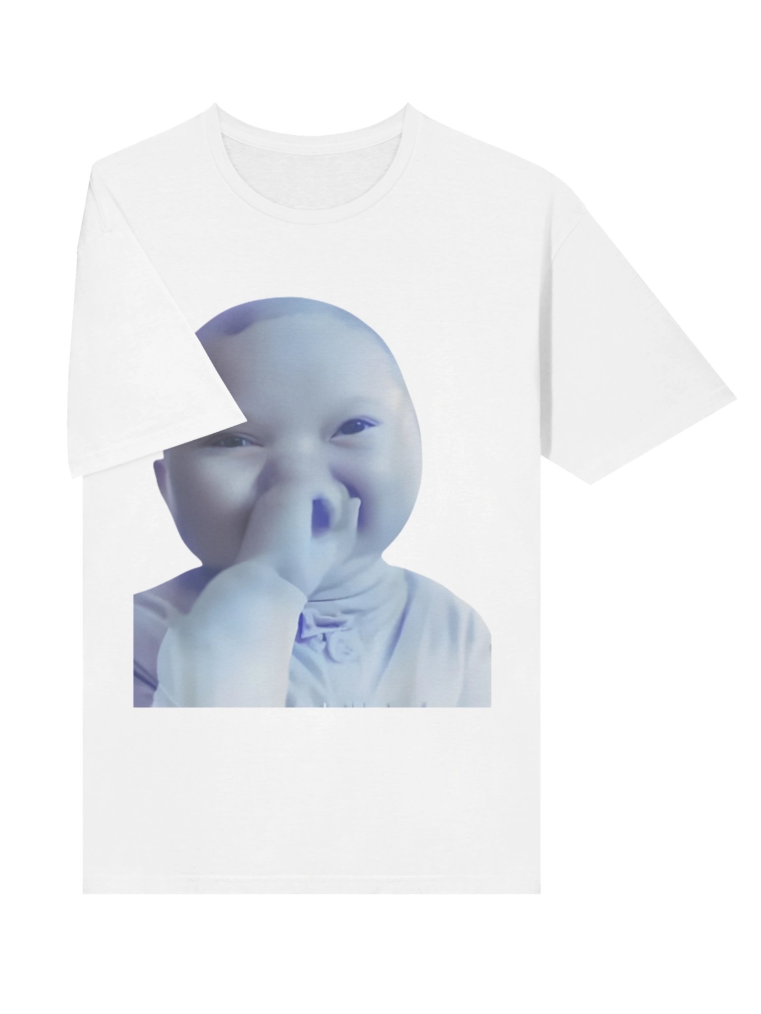 AI Baby Holding Laugh Meme Trend Shirt product image (10)