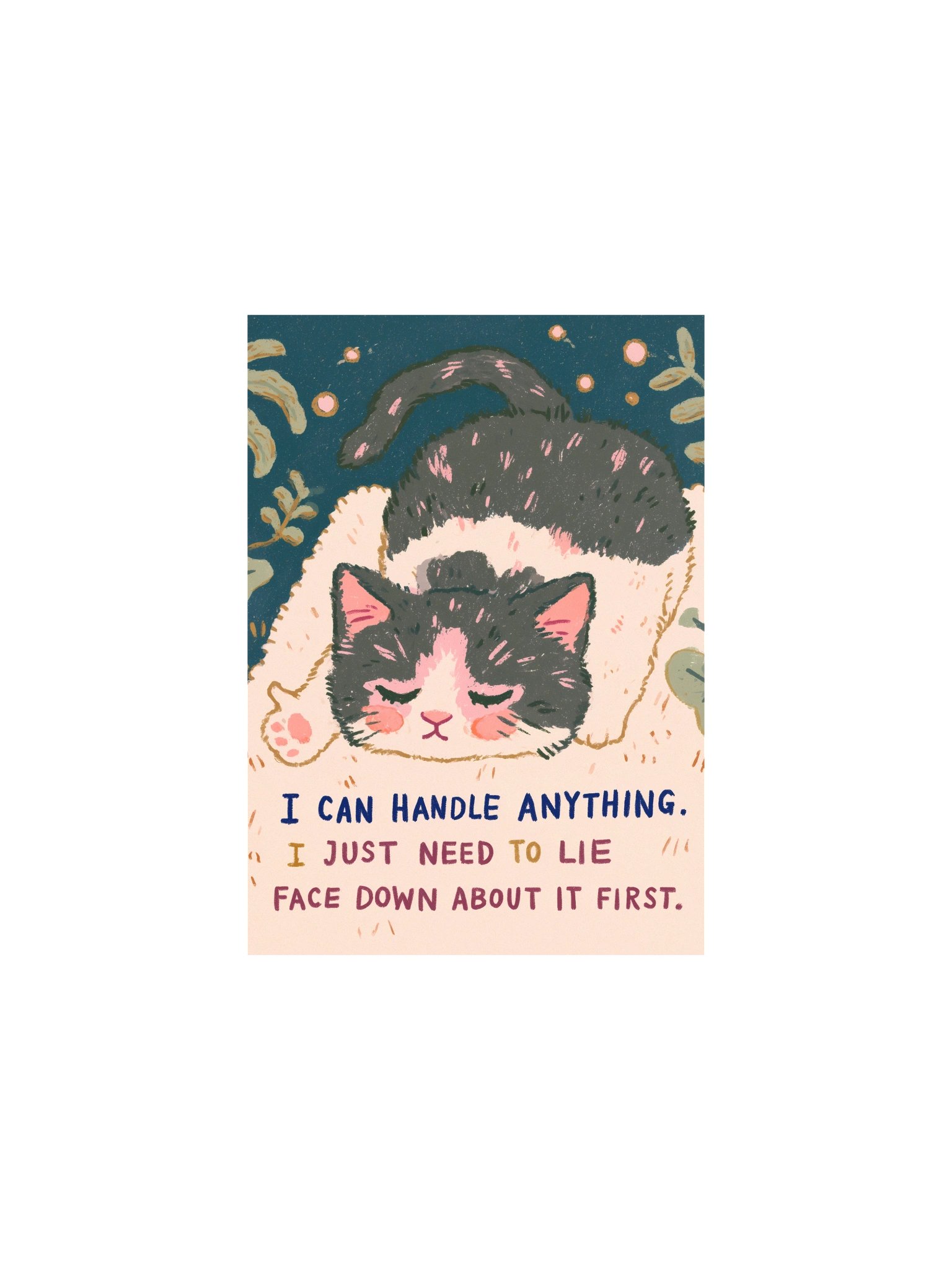I Can Handle Anything Cat Poster product image (1)