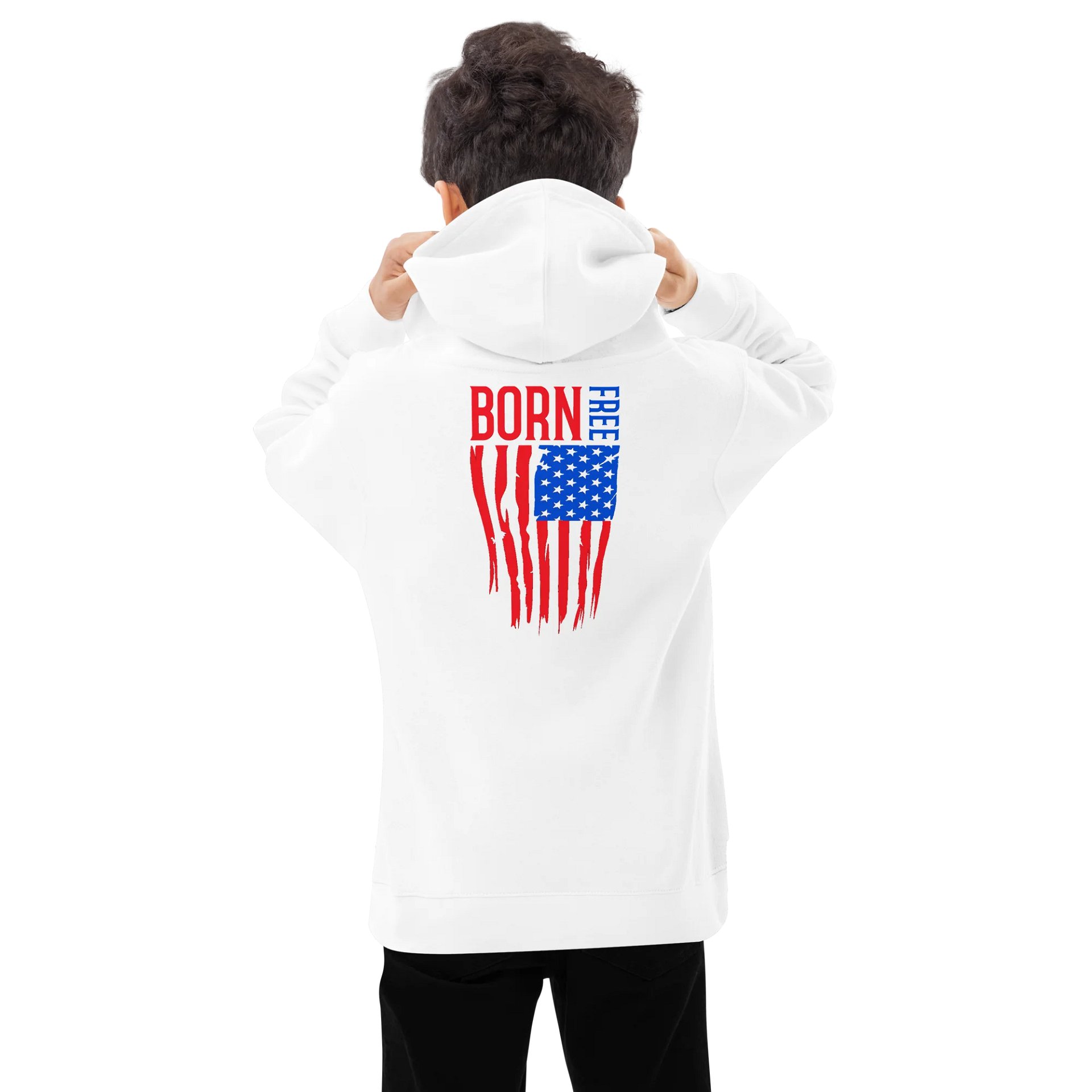 BIG LOU BORN FREE - Classic Hoodie White product image (1)