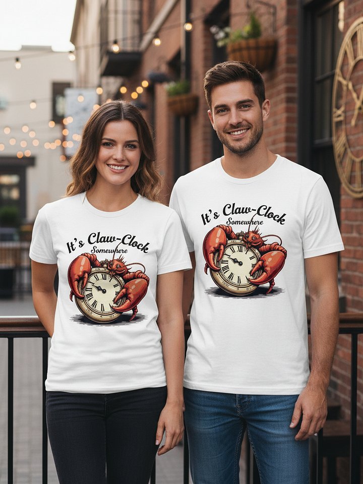 It’s Claw-clock Somewhere | Lobster Time Unisex T-Shirt product image (1)