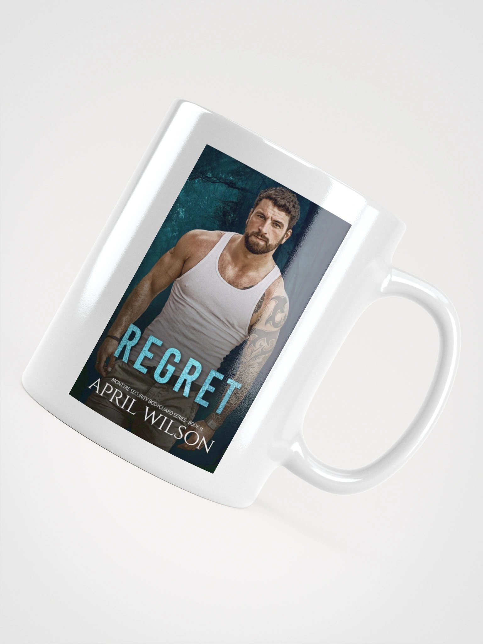 White Ceramic Coffee Cup - Regret product image (4)