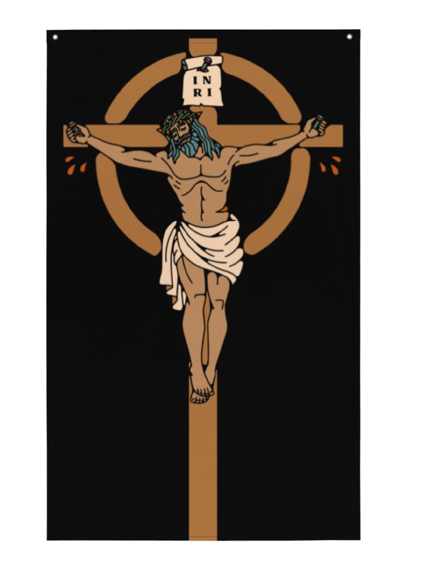 The Cross Is Beautiful Flag product image (2)