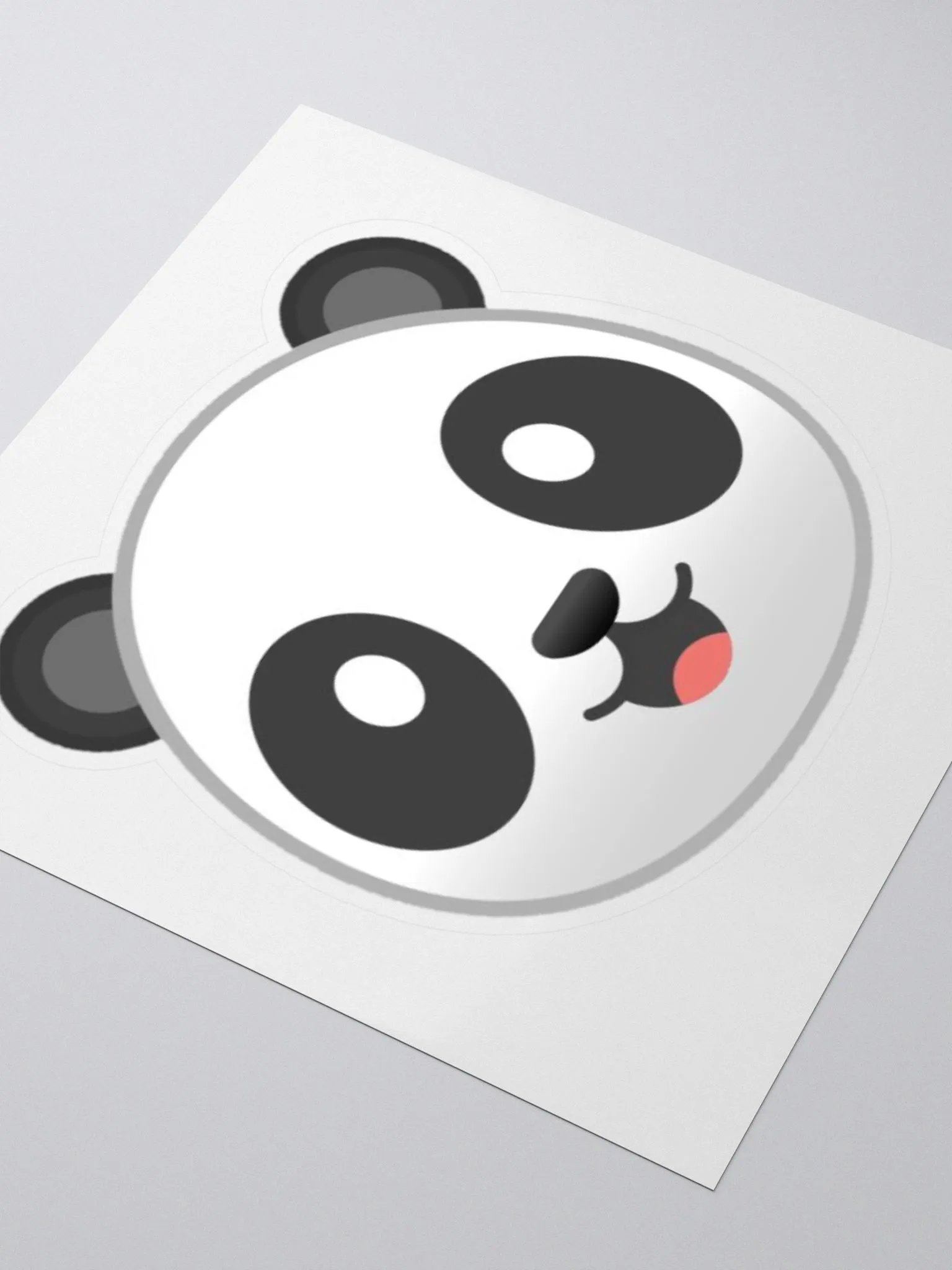 Panda Logo Kiss Cut Sticker product image (3)