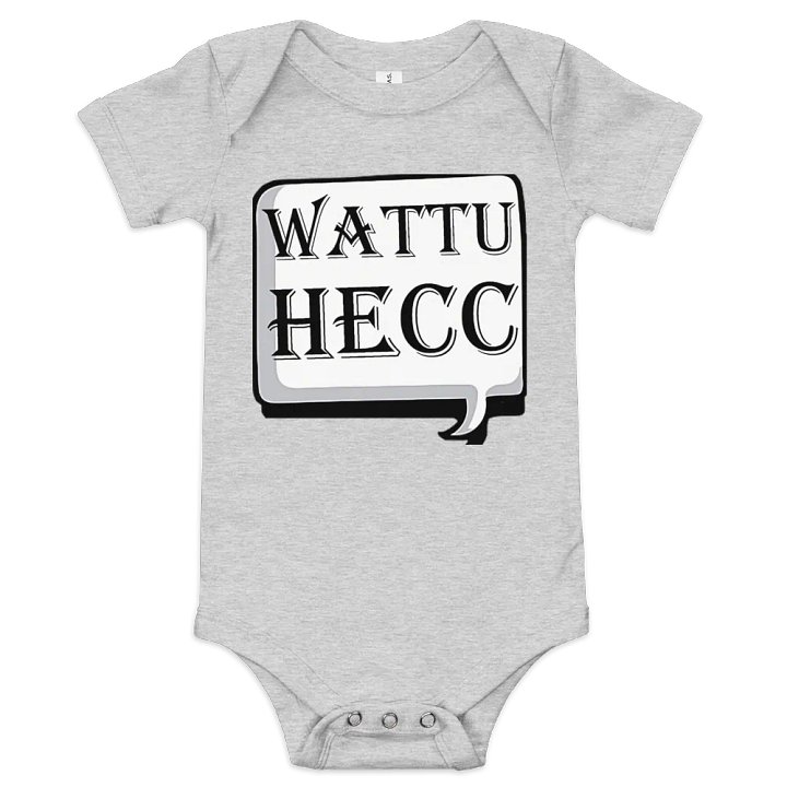 wattuhecc Bella+Canvas Baby Short Sleeve One Piece product image (4)
