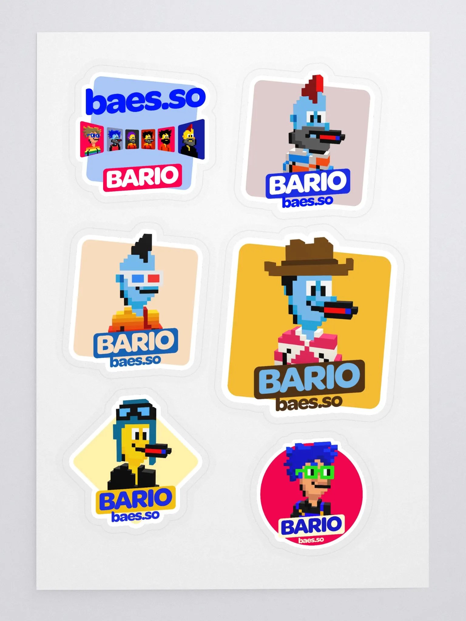 Bario Punks Stickers product image (3)