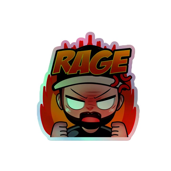 Rage Holographic Sticker Set product image (2)