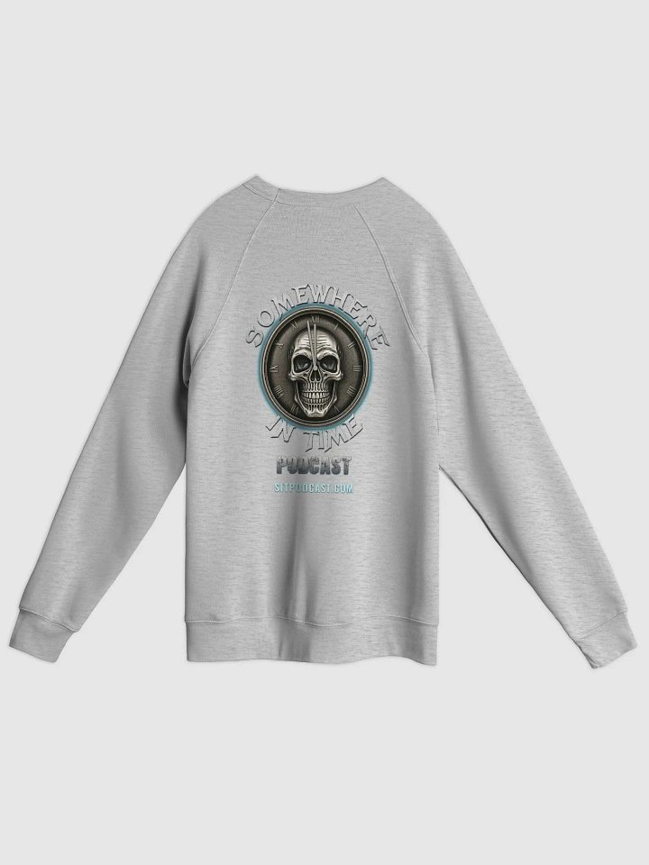 Somewhere in Time Podcast Double Sided Bella+Canvas Unisex Sponge Fleece Raglan Sweatshirt product image (2)