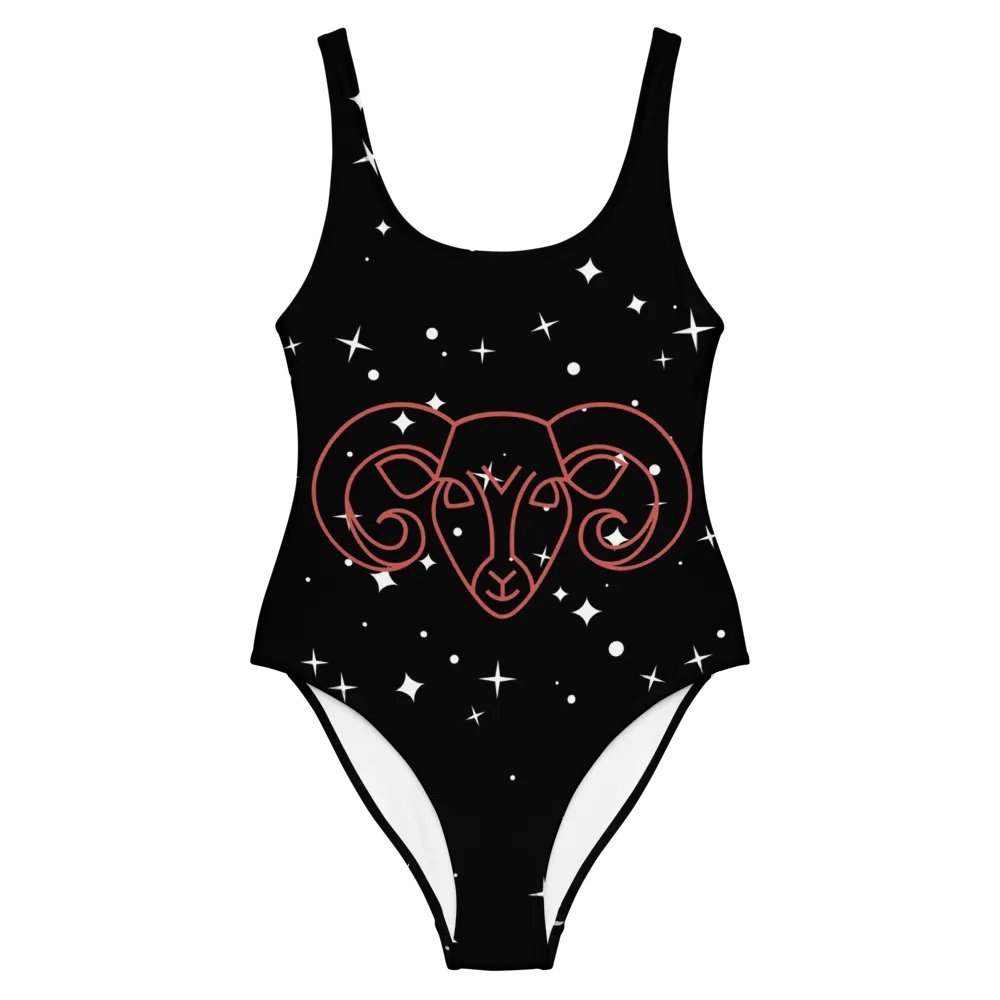 Starry Ram All-Over Swimsuit product image (2)