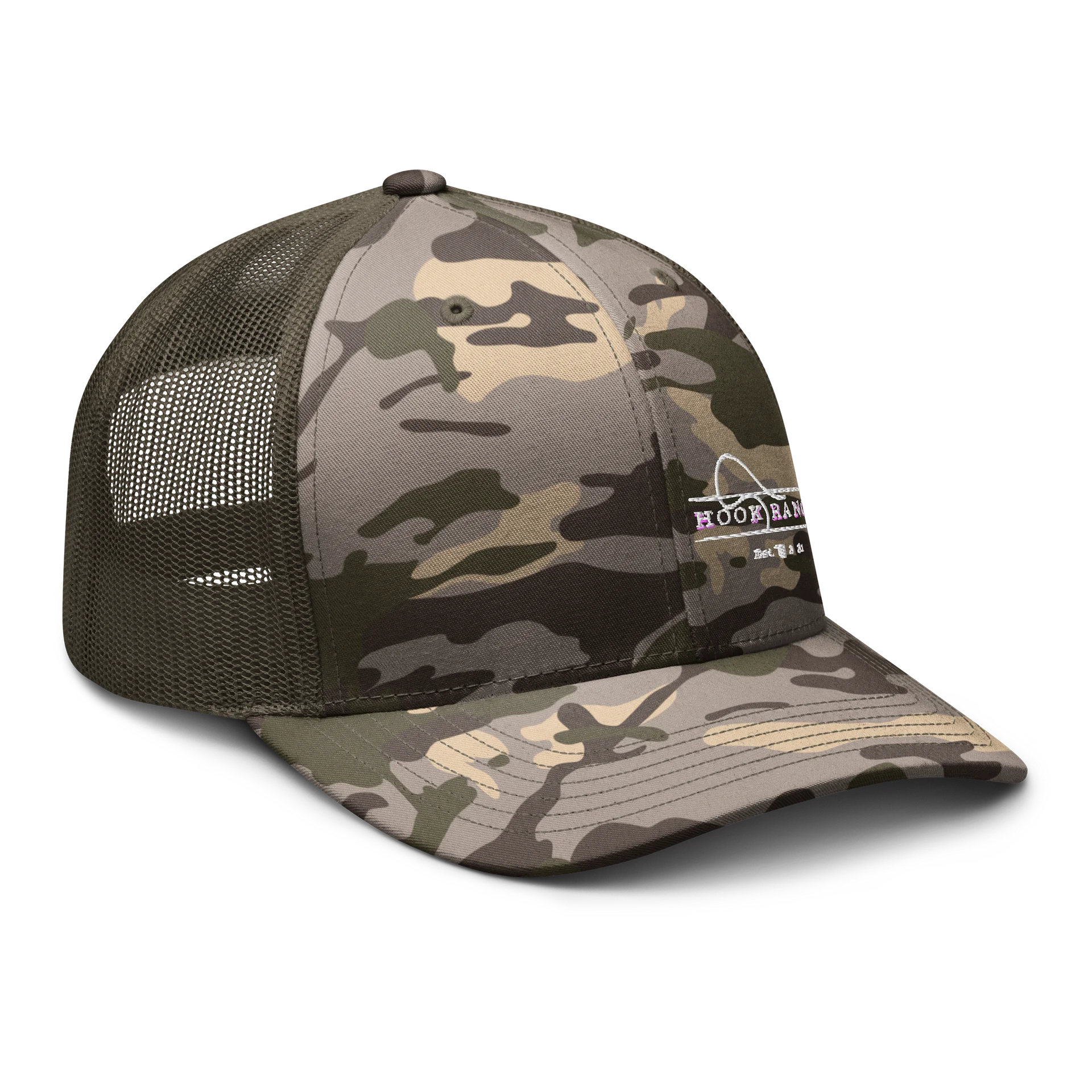 Hook Camo Trucker Hat product image (6)