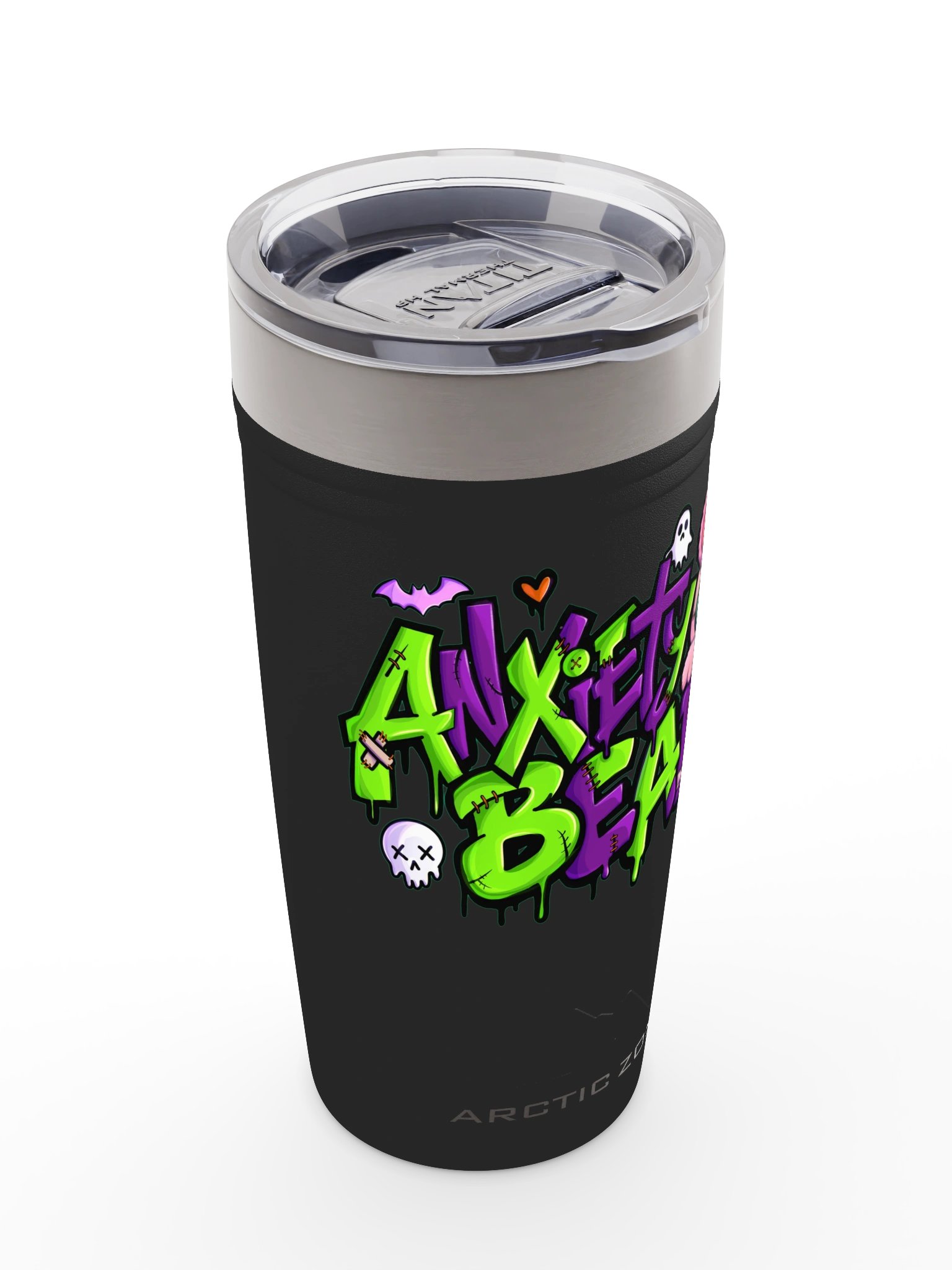 Anxiety Bear Spooky Tumbler Halloween 2026 product image (29)