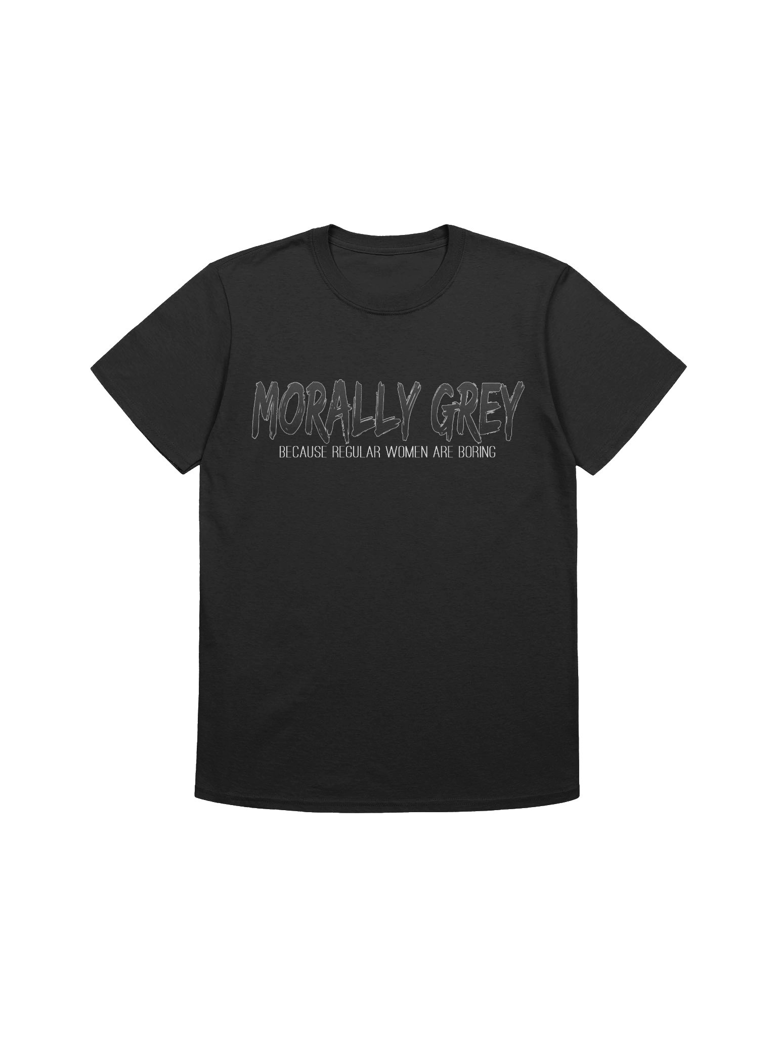 Morally Grey "Women" Tee Dark product image (1)