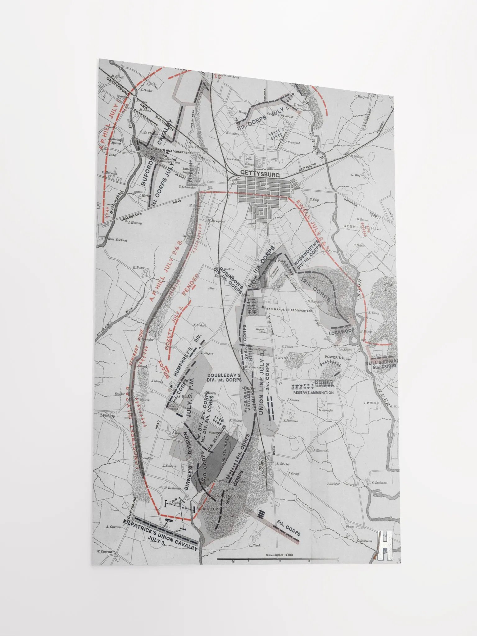 The Fish Hook (Gettysburg) - Poster product image (2)