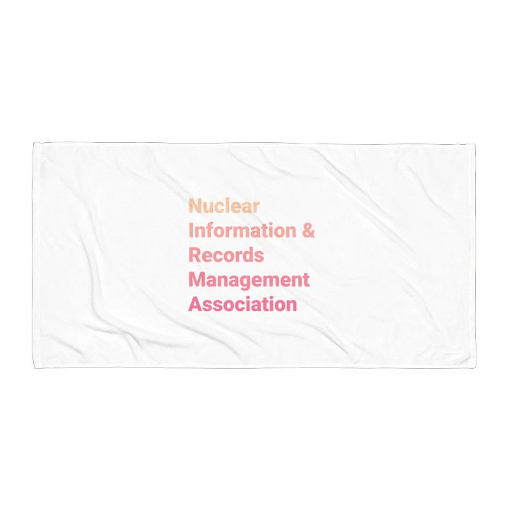 NIRMA Pink Ombre Beach Towel product image (1)