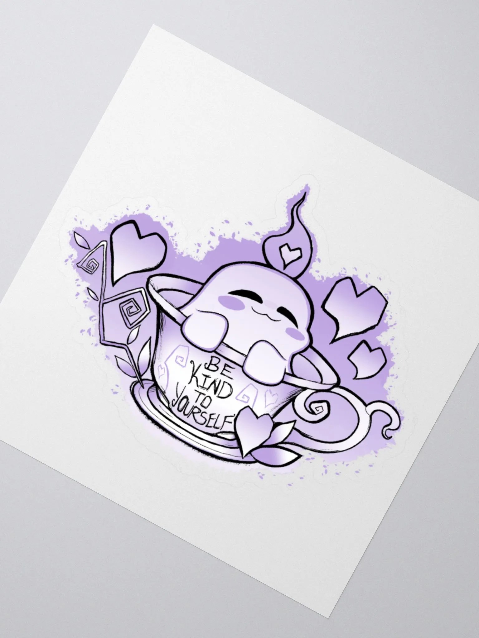 Teacup Ghost Sticker product image (2)