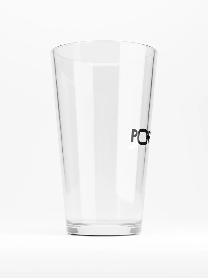 Poperratic Transparent Logo Pint Glass product image (2)