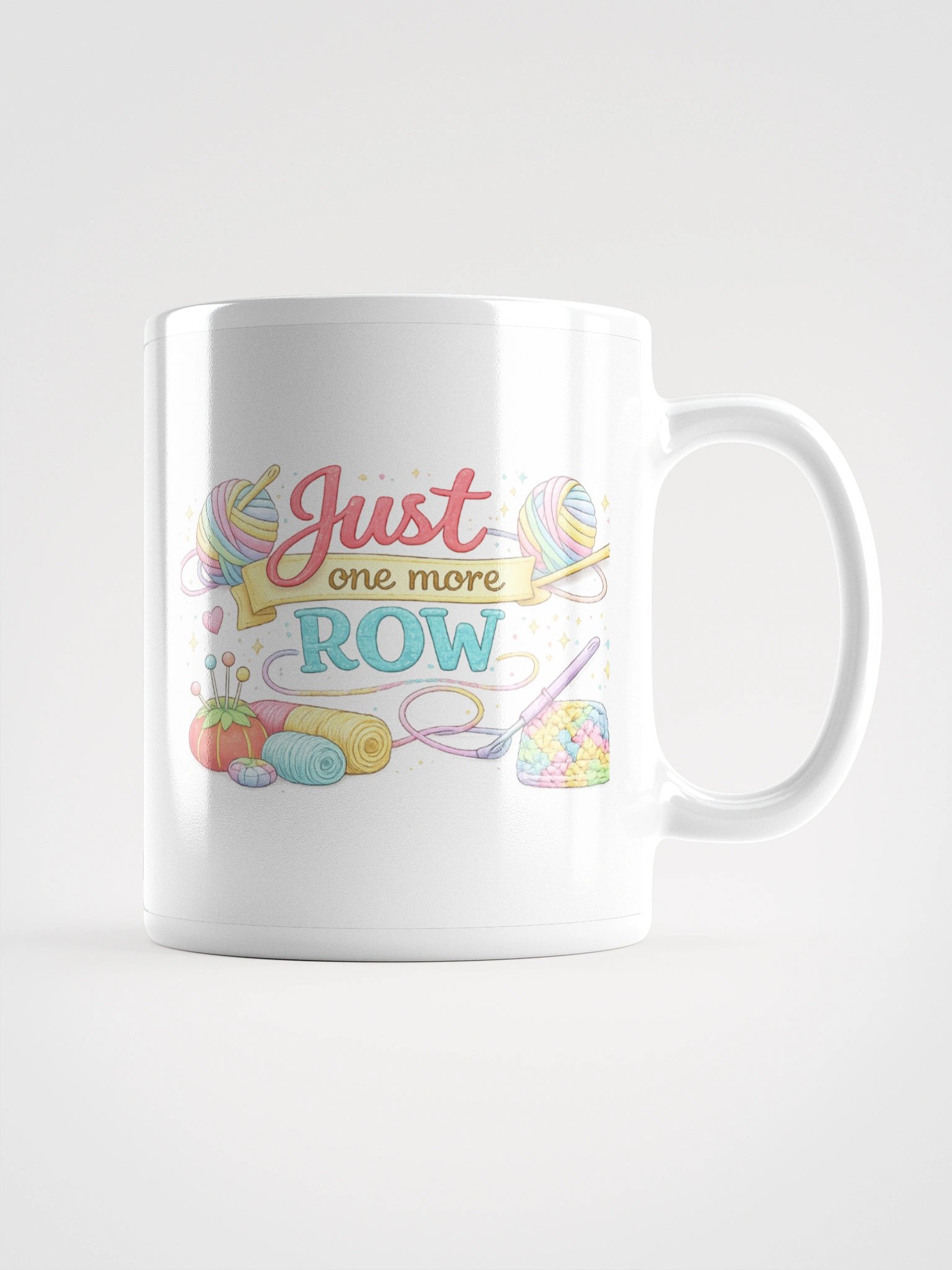 Just one more row Mug product image (4)