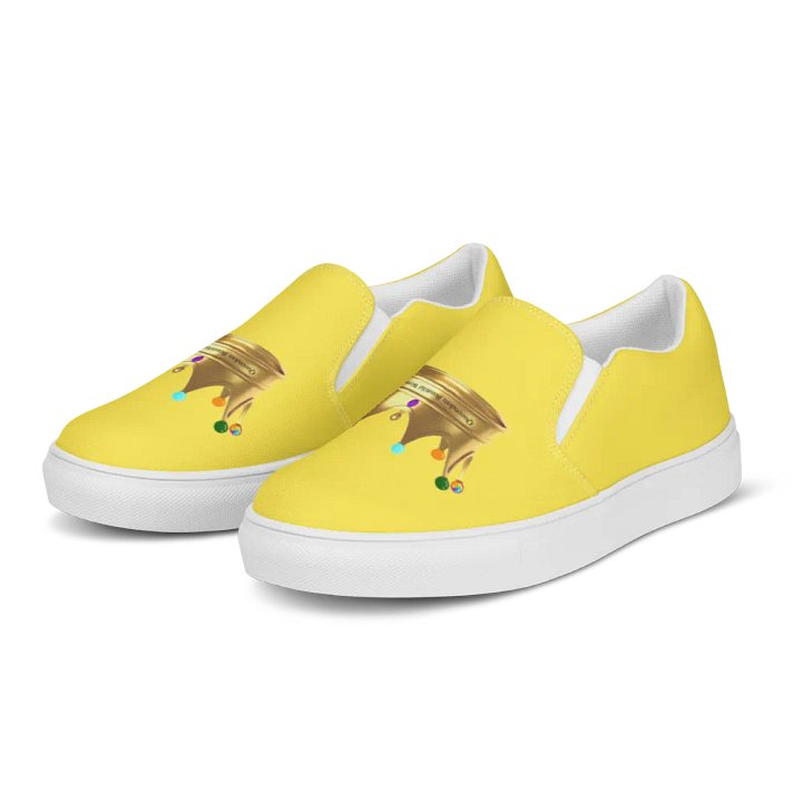 Queendom Beautiful Women Crown Canvas Shoes /Yellow (TM) product image (2)