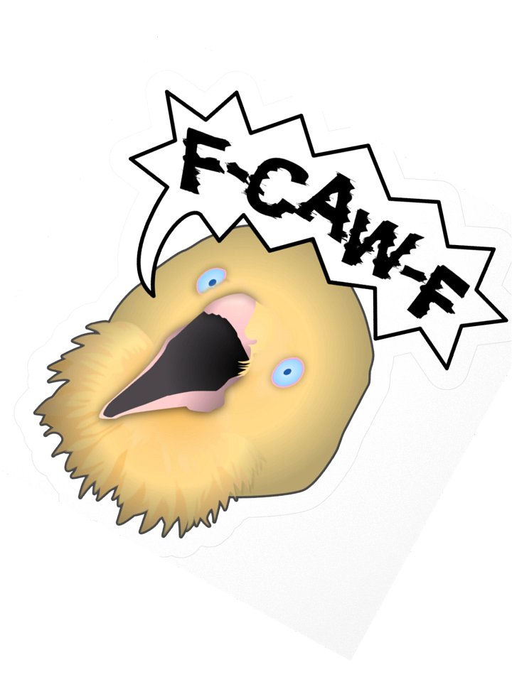 F-Caw-F Ken Sticker product image (5)