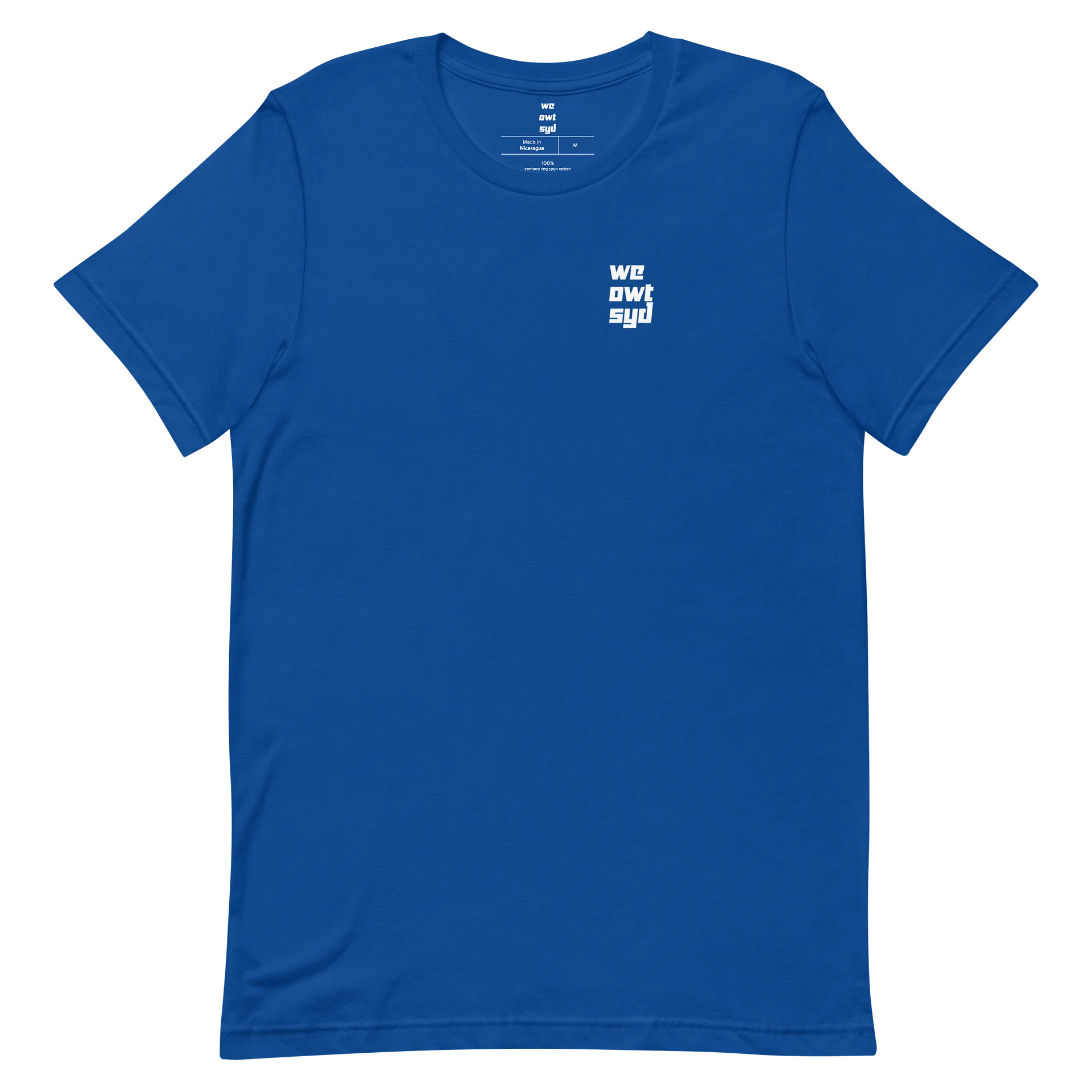 WeOwtsyd Premium T-Shirt - Chest Logo - Royal Blue product image (5)