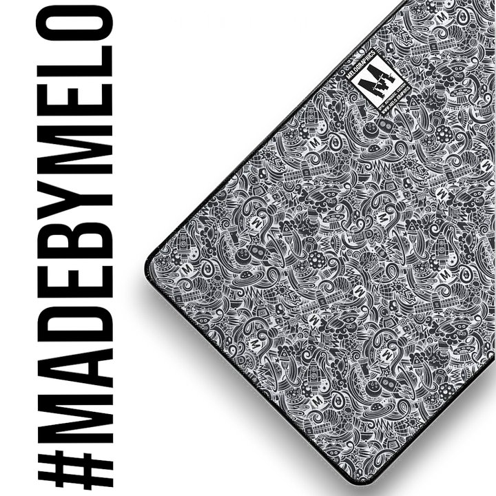 Dark Space Scribble - Desk Mat | #MadeByMELO product image (2)