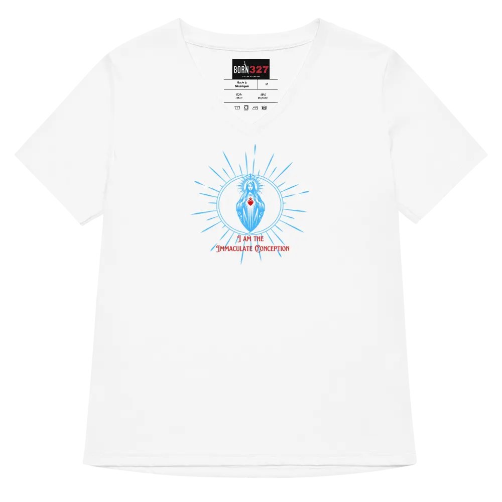 Immaculate Conception Sunburst V-Neck Tee product image (5)