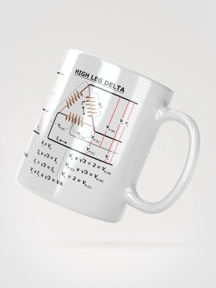 3 Phase Transformer Mug - White product image (4)